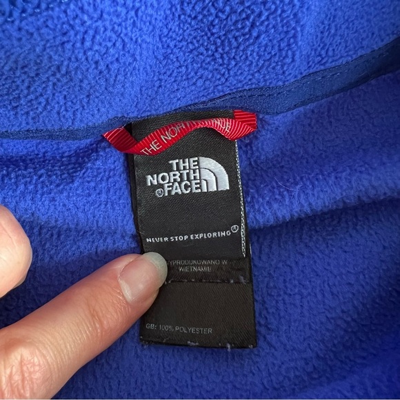 The North Face Fleece Quarter Zip - Electric Blue - Picture 9 of 9